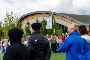 Pobiegli z okazji jubileuszu szkoły